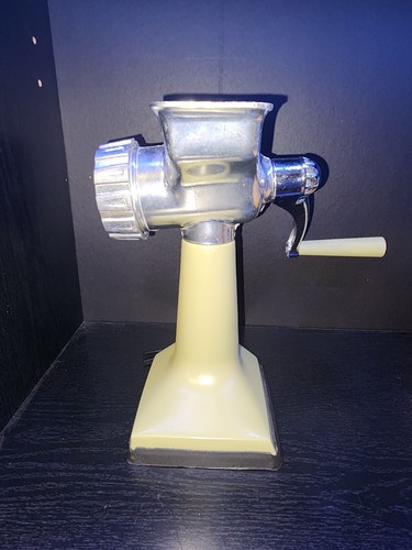 Vintage Avocado Rival Grind-O-Mat Meat Grinder Shred-O-Mat Salad Maker Model 395 - Picture 5 of 24
