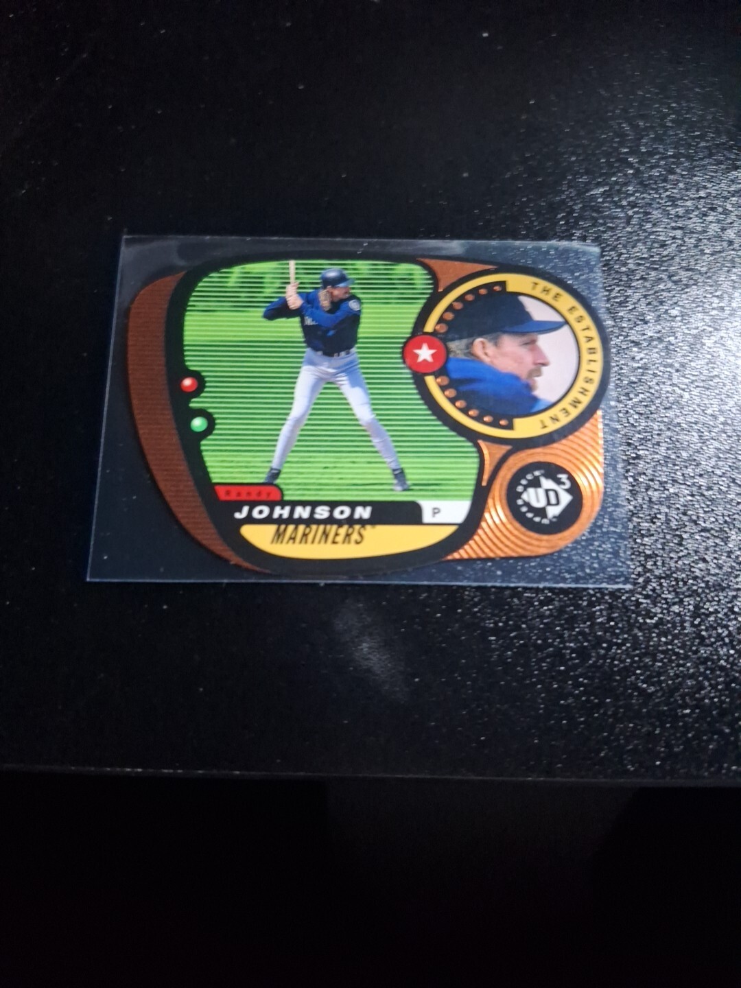 1998 UPPER DECK UD3 DIE-CUT TEEM SP #159 RANDY JOHNSON HOF 519/1000 NRMT-MT!!!!