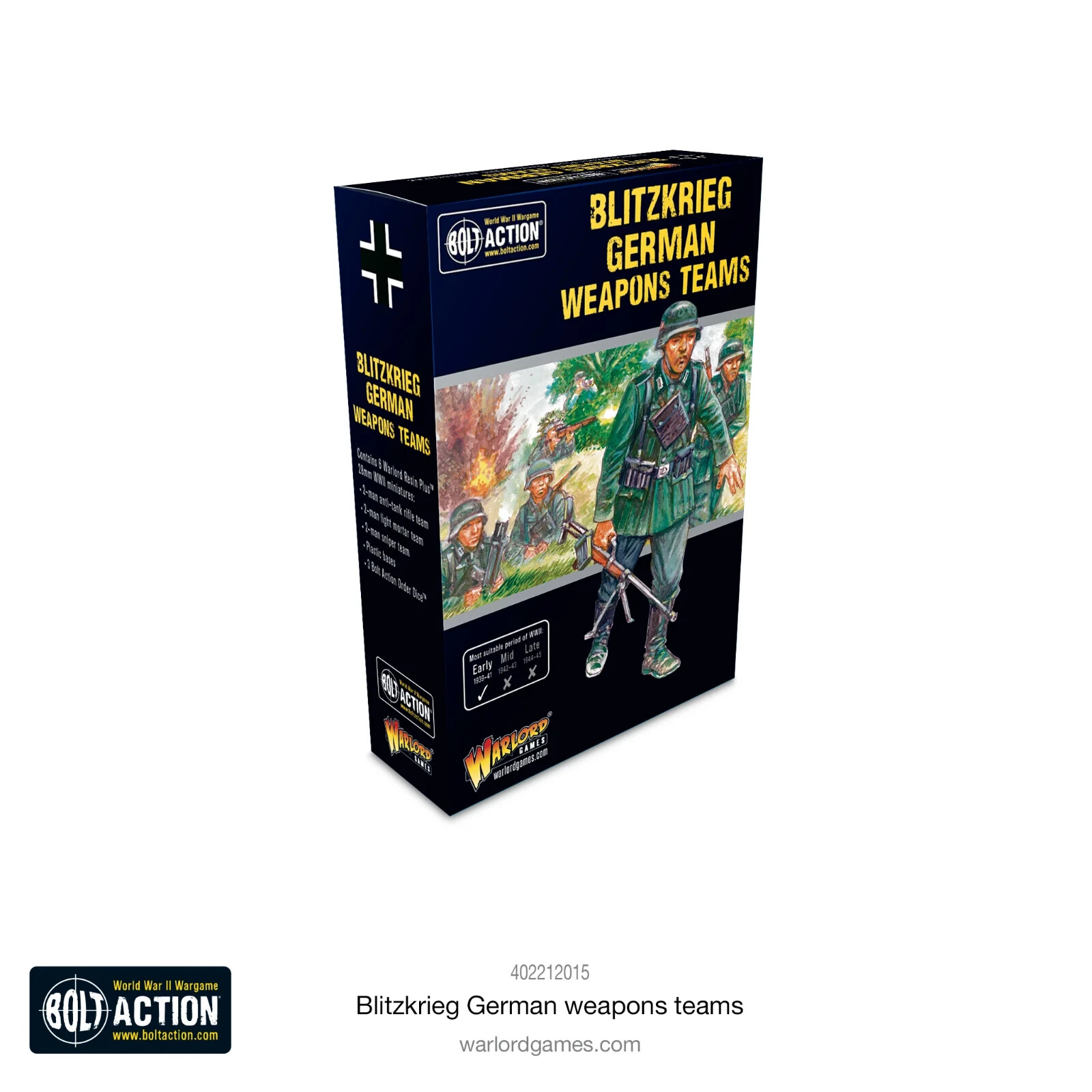 Blitzkrieg German Weapons Teams - Warlord Games Bolt Action Miniatures
