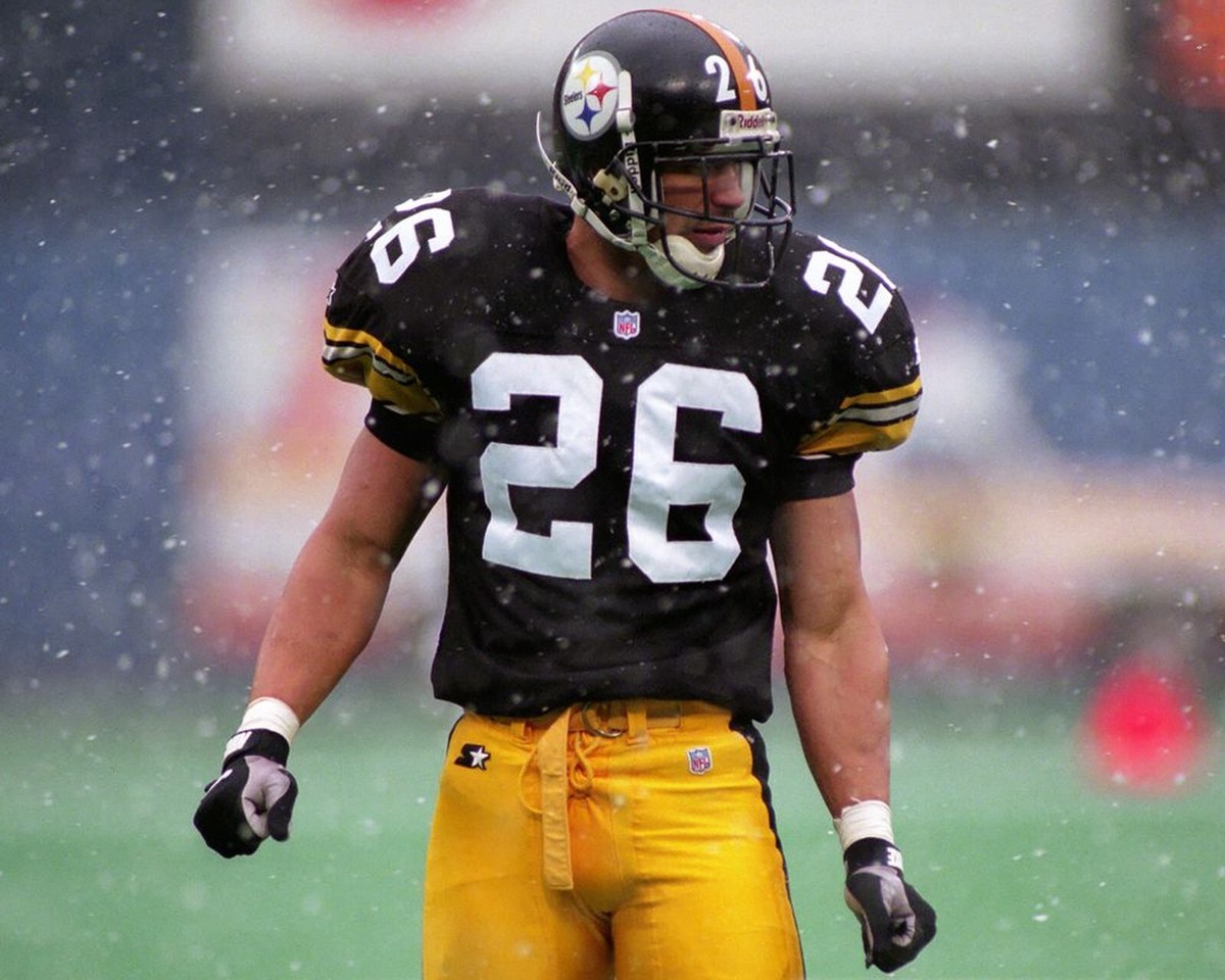 Player Nfl Steelers Game Rod Woodson Snow Game Pittsburgh Steelers