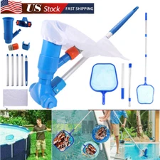 Swimming Pool Spa Suction Vacuum Head Cleaner Cleaning Kit Pool Accessories Tool