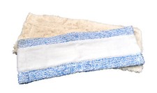 Nassfaser Bodentuch Set 42 cm WEISSEXTREM + BLAUEXTREM, kompatibel Hara Leifheit