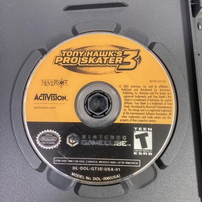 Tony Hawk Pro Skater 3 Nintendo GameCube 2001 - Untested Scratched
