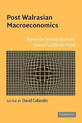 Post Walrasian Macroeconomics Colander Paperback Cambridge University Press