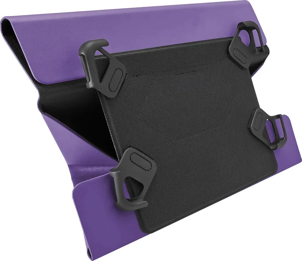 Insignia- Universal FlexView Folio Case for most 9" to 11" tablets - Purple - Image 2 of 3