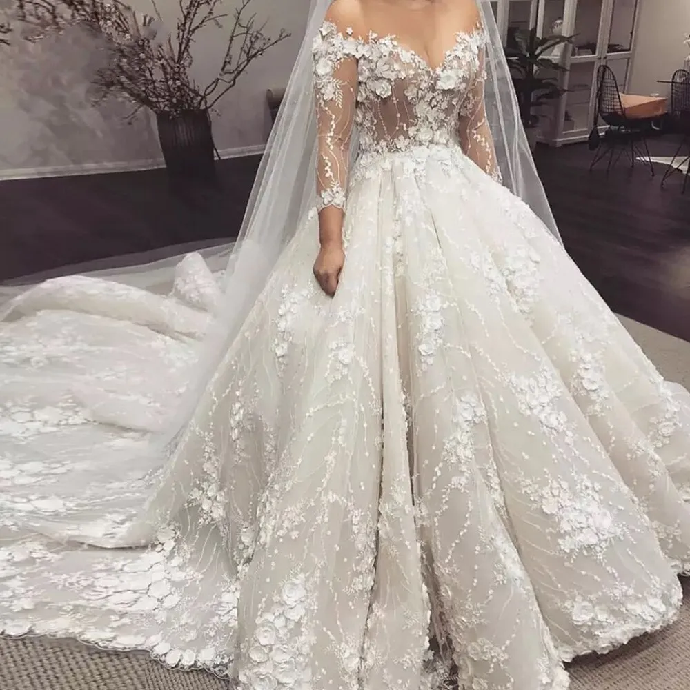 Organza V Neck A-Line Wedding Dresses for sale | eBay