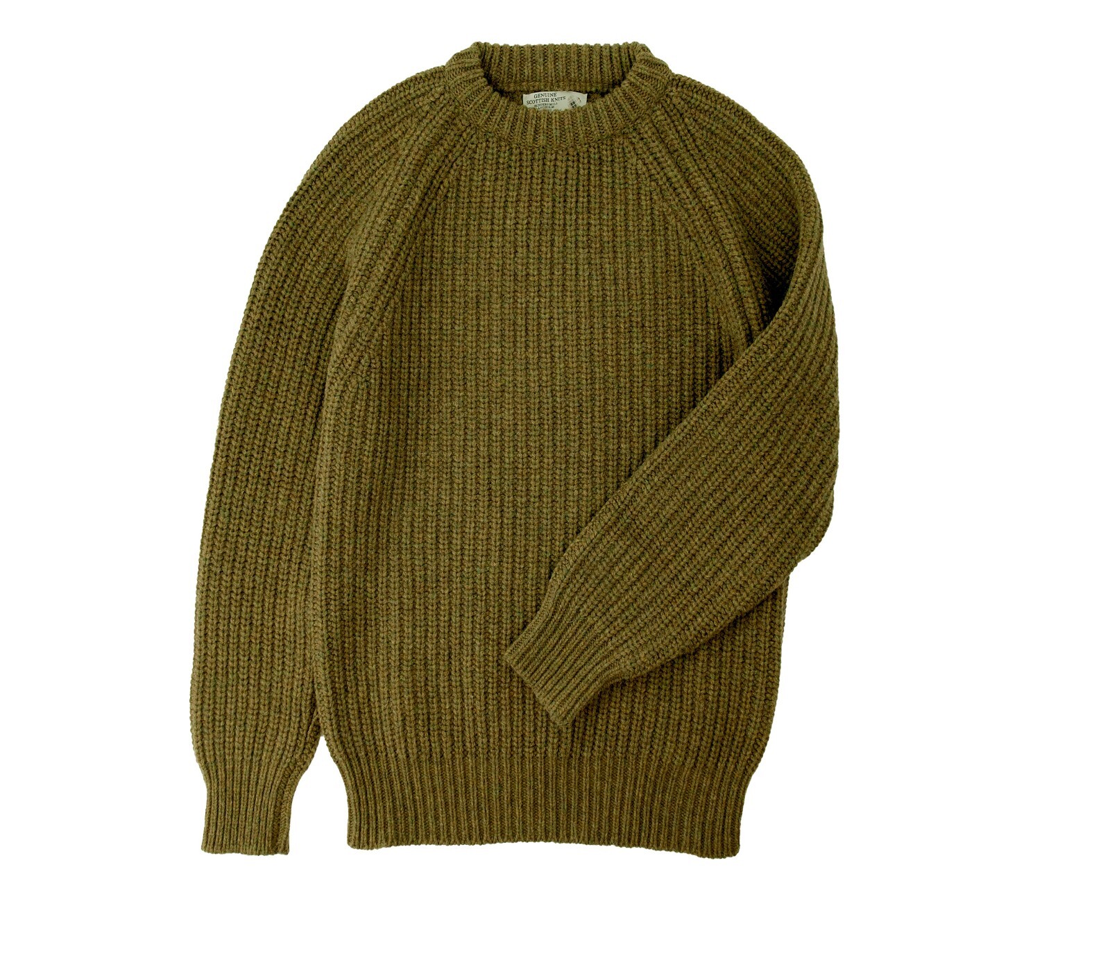 Chunky Wool Fisherman Crew Neck Jumper eBay