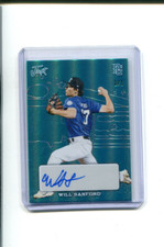 2023 Leaf Perfect Game Showcase Autographs Just Platinum Will Sanford Auto 1/1