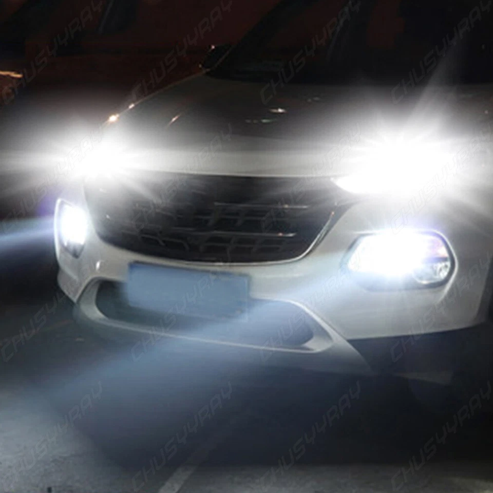 For Infiniti FX35 2006-2010 2011 2012 HID Headlight Led Fog Light Bulbs 6000K 4x - Image 2 of 4