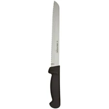 Dexter-Russell Basics P94803B 8" Scalloped Bread Knife with Black Polypropylene