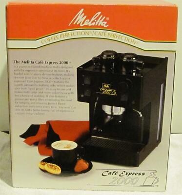 The Melitta Cafe Express 2000 Model K7953 (New in the box from 1998!) SUPER RARE