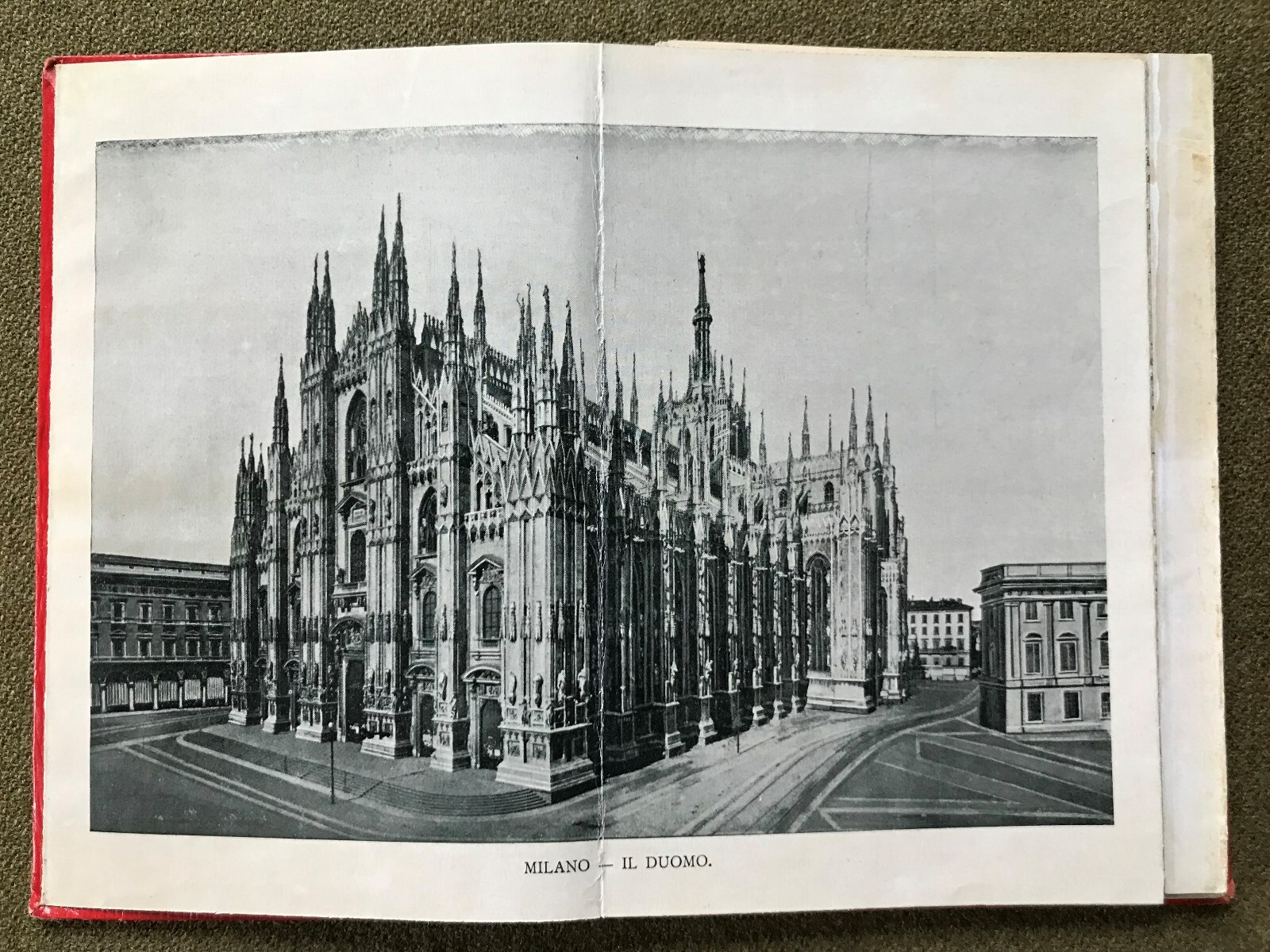 ca. 1900 Ricordo di Milano 32 Vedute,Karte Mailand Leporello,Karte
