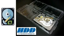 3.5"  Internal Hard Disk Blister Pack Clamshell Anti Static - Lot of 3 10 30 100