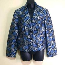 Nine West Blue, Black and Silver Blazer size 10