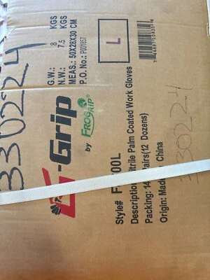 LIBERTY GLOVE AND SAFETY G-Grip Work Gloves Foam Nitrile Micro Foam-Palm Coated F4600 (144 PAIRS / CASE)