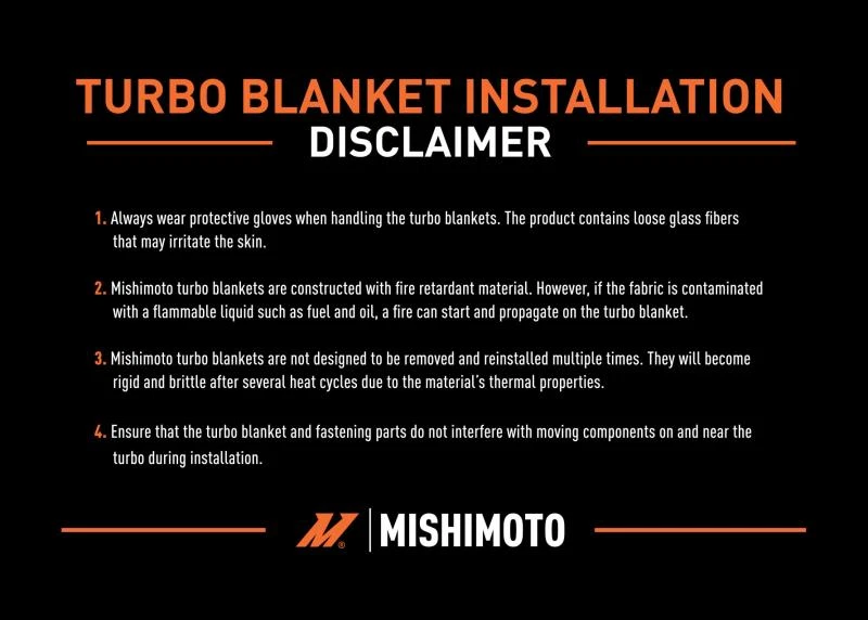 Mishimoto Titanium Turbo Blanket For 2016-2019 Ford Focus RS - Image 4 of 4