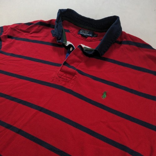 Polo Ralph Lauren Kurzarm Piqué Rugby Style Hemd Herren 4XB D1