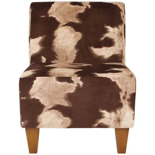 Cowhide slipper chair new arrivals