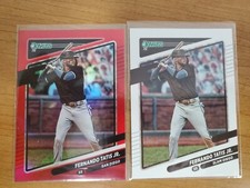 🚨2021 Donruss Baseball FERNANDO TATIS JR. Holo Red Foil & Base #71 (2 Card Lot)