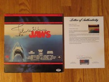 Conductor JOHN WILLIAMS signed JAWS 1991 LaserDisc PSA AC02306 Letter