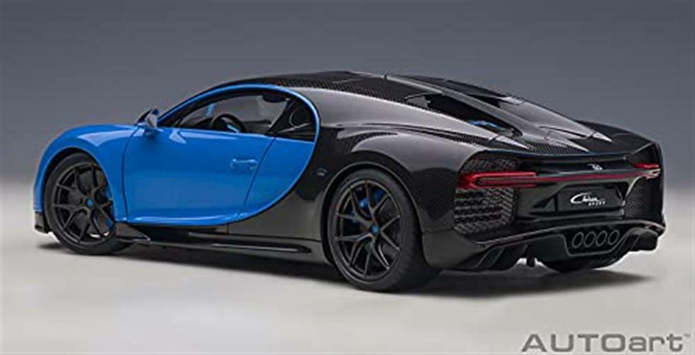 AUTOart 1/18 Bugatti Chiron Sport 2019 French Blue Carbon Black