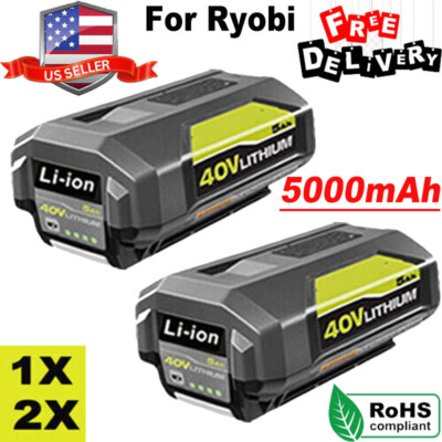 1-2Pack For RYOBI 40V Lithium-Ion Compact Battery High Capacity  OP40201