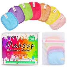 Makeup Remover Cloth,7 Day Set Reusable Microfiber Makeup Remover 