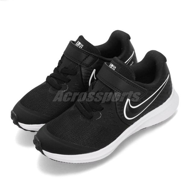 Nike Boys Star Runner 2 (PSV) Sneaker Black/White - Black - Volt 1Y Child  US for sale online | eBay