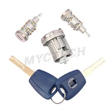 Door Lock Barrel & Ignition Switch Keys Set For Fiat Doblo MK2 Vauxhall Combo D