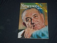 1967 SEPTEMBER 4 NEWSWEEK MAGAZINE - LYNDON B. JOHNSON COVER - CW 744