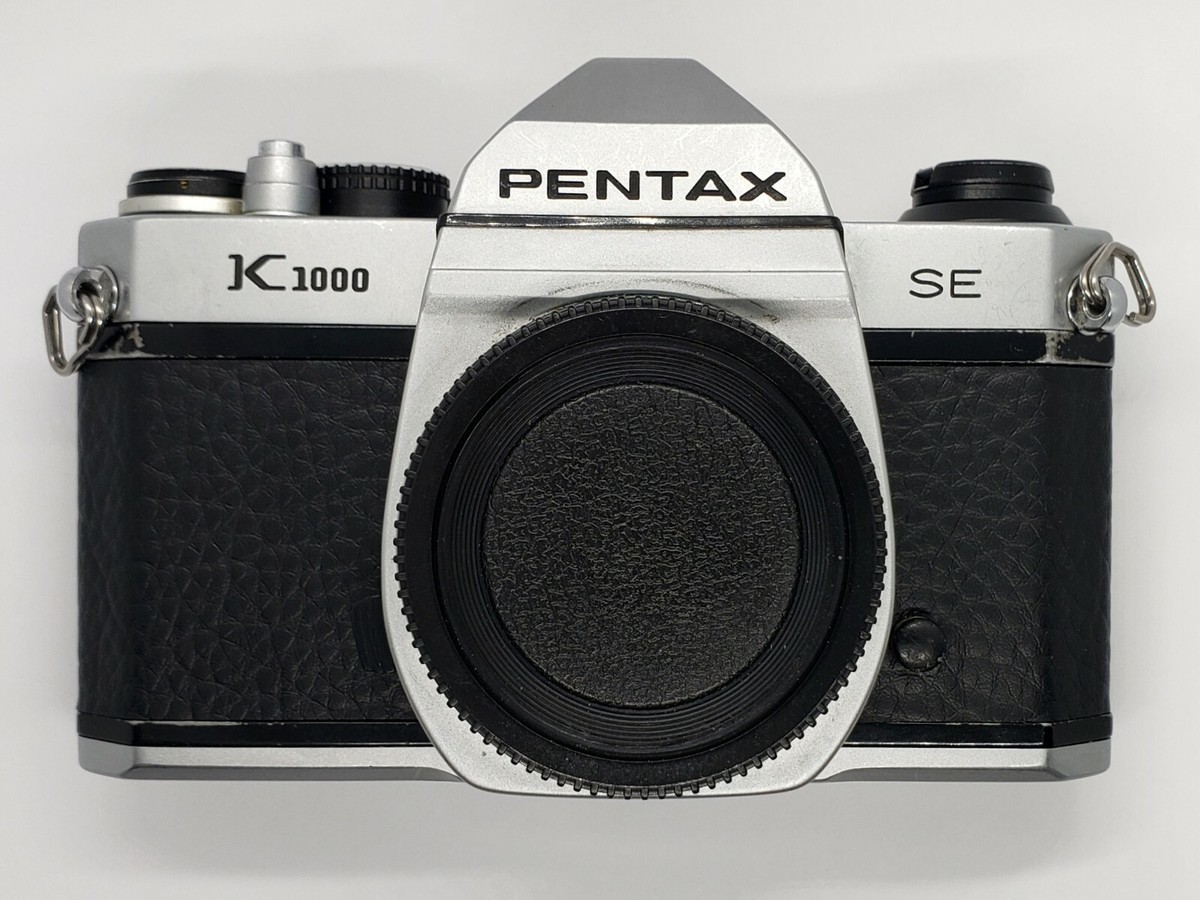PENTAX K1000 箱付き Asahi Pentax K1000 with 50mm f/2 Lens and Leather Case