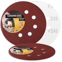 5X Schleifpapier 125Mm Klett P220 Schleifscheibe SchleifbläTter Schmirgelpapier