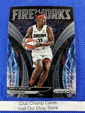 2022 #2 Erica Wheeler WNBA Panini Prizm Fireworks Base Insert Dream