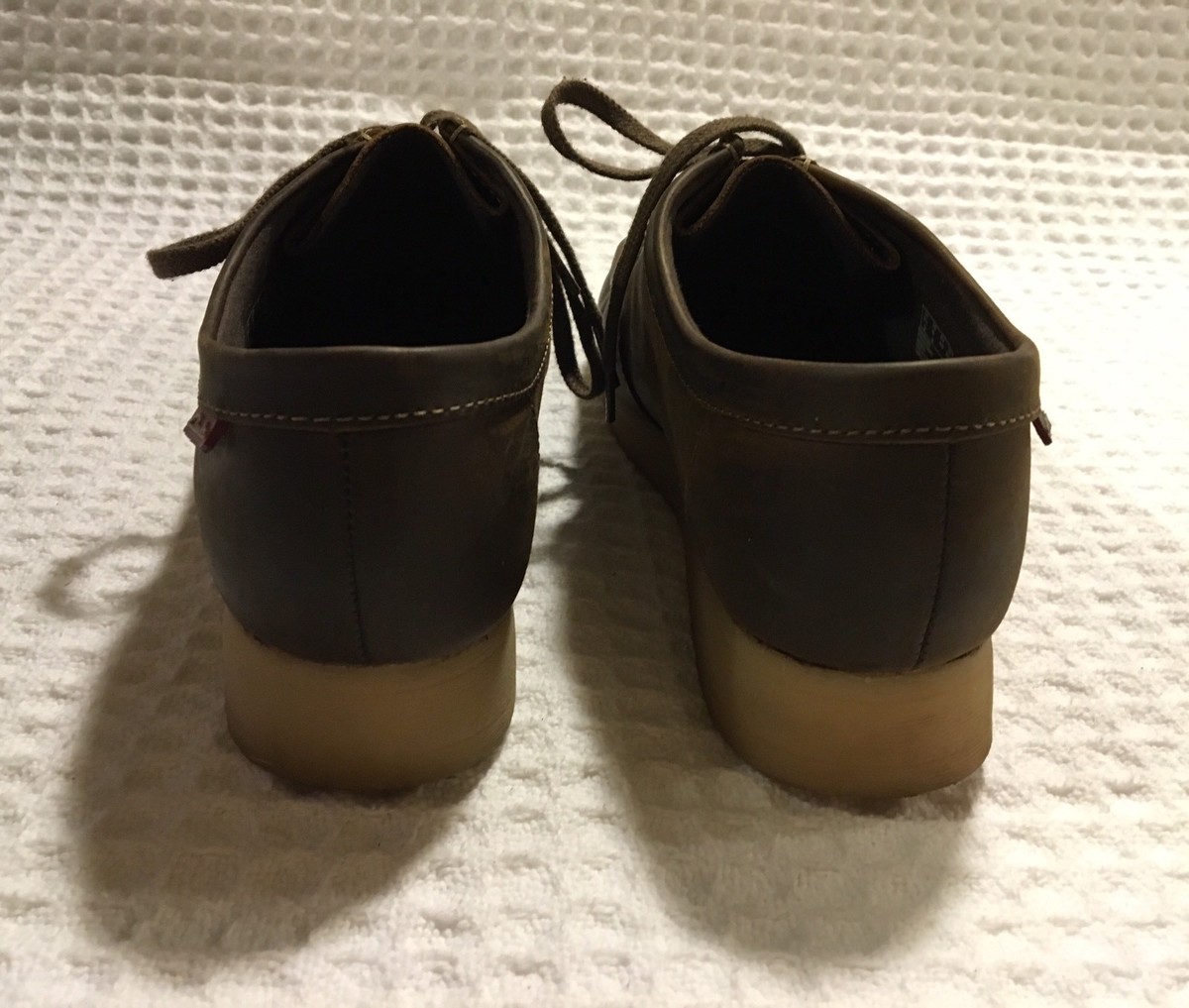 CLARKS 15260 Padmora Wallabee Beeswax Leather Loafers Boots CLARKS 15260 Padmora Wallabee Beeswax Leather Loafers Boots