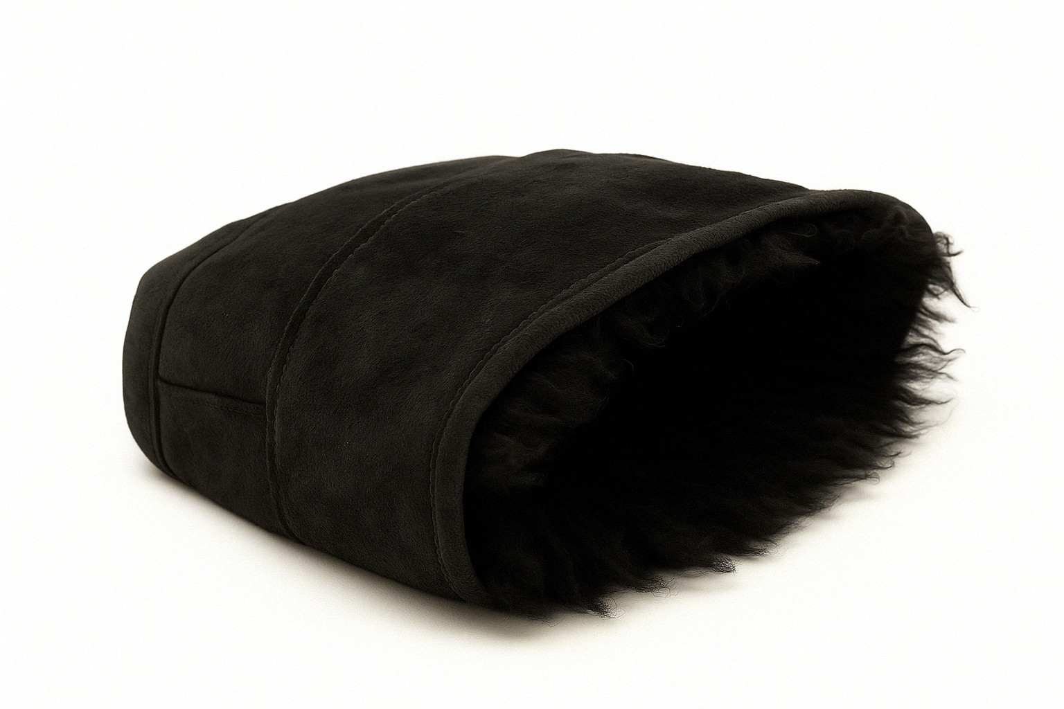 Black Papakha Hat | Handmade Sheepskin Wool Caucasian Traditional Hat