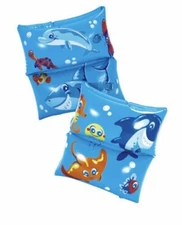 Pair - Kids Inflatable Safety Water Sports Swimming Armbands Swimmie Floatie NEW