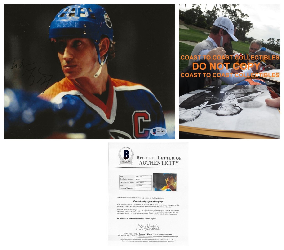 Wayne Gretzky Edmonton Oilers signed, autographed 8x10 Photo, proof COA Wayne Gretzky Edmonton Oilers signed, autographed 8x10 Photo, proof COA
