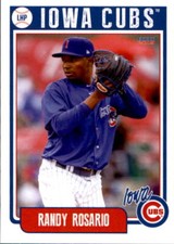 2019 Iowa Cubs Choice #25 Randy Rosario Dominican Republic DR - NM Baseball Card