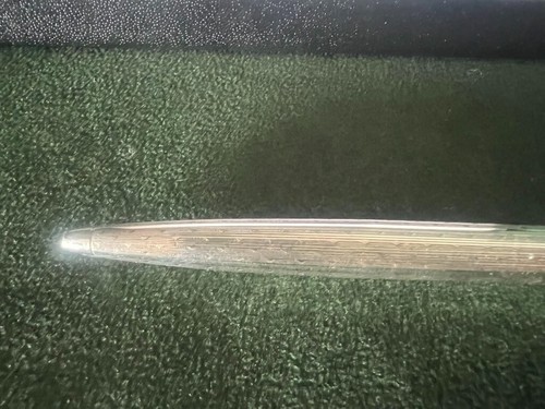Stift Kugel Silber Fest 925 Guilloche Schnappverschluss Schreibt Vintage 1 - Bild 4 von 10