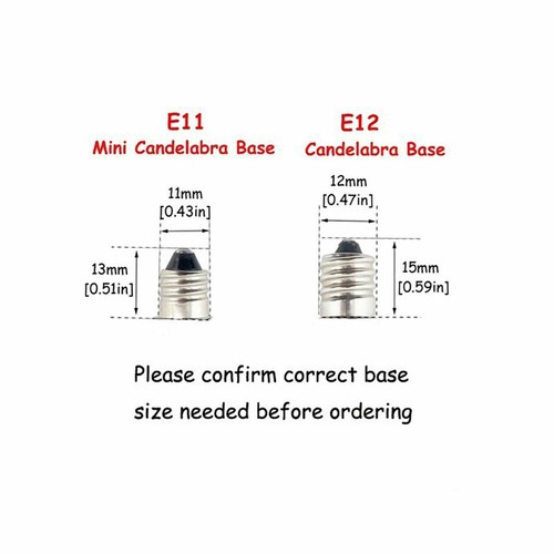 120W Equivalent E11 LED Light bulb 12W 168-2835 SMD Ceramics Ceiling fan Light - Picture 3 of 9