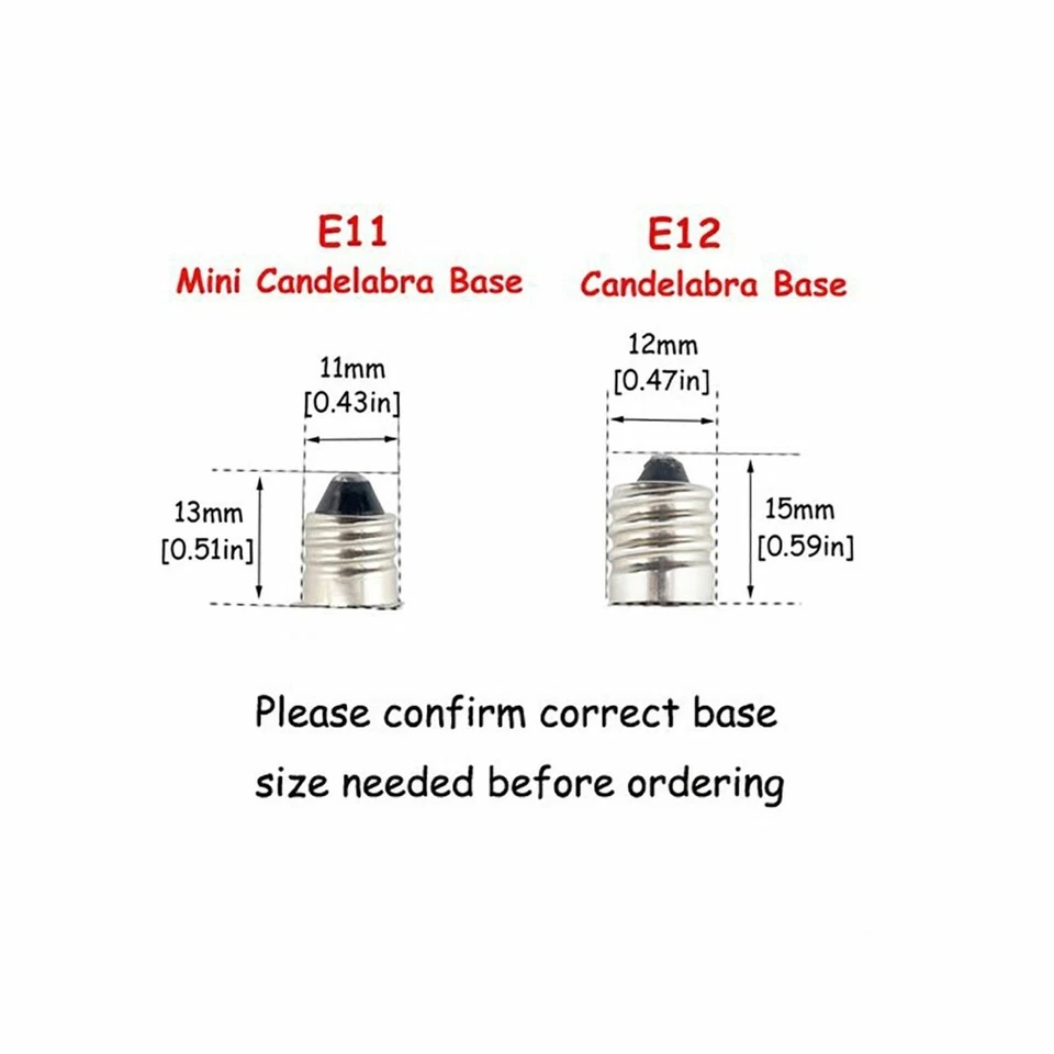 E11 LED bulb 12W 100~265V 168-2835 SMD Ceiling fan Light Lamp Equivalent 120W - Image 2 of 4