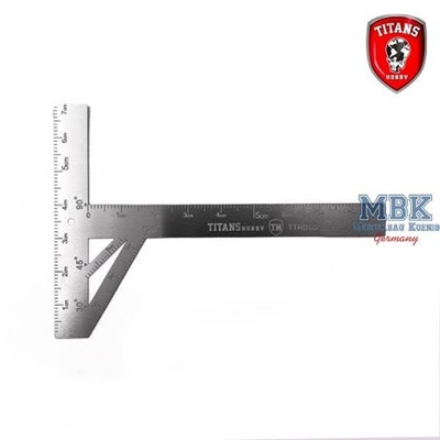TITANS HOBBY TTH060 T Ruler with angle guide