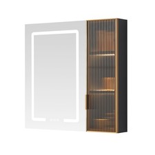 Cervia 30 in.W x 29.5 in.H Medicine Cabinet with Aluminum Frameless LED Mirror