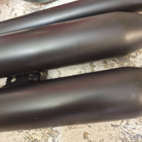 S&S Cycle Slash Cut Muffler Exhaust System LH/RH 550-0752B for Harley Davidson - Picture 5 of 24