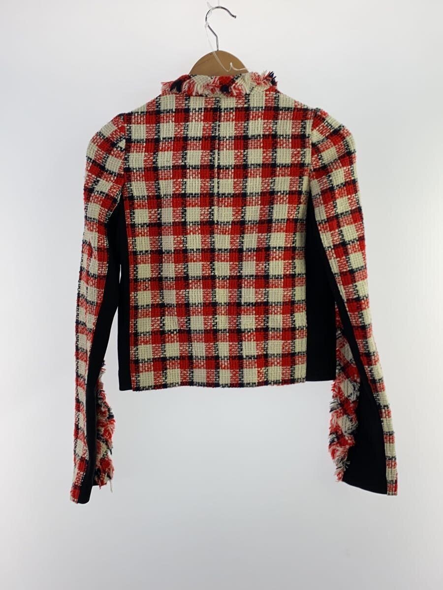 ALTRA N21 (numero Ventuno) altro tweed giacca 36 cotone WHT check 21s l021 1000