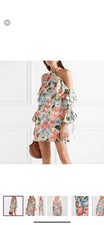 Alice + Olivia Blayne Floral Off-Shoulder Dress