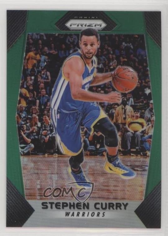 2017-18 Panini Prizm Green Prizm Stephen Curry #41 0r4