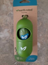Earth Rated Dog Poop Bag Dispenser w/ 15 Bags unscented