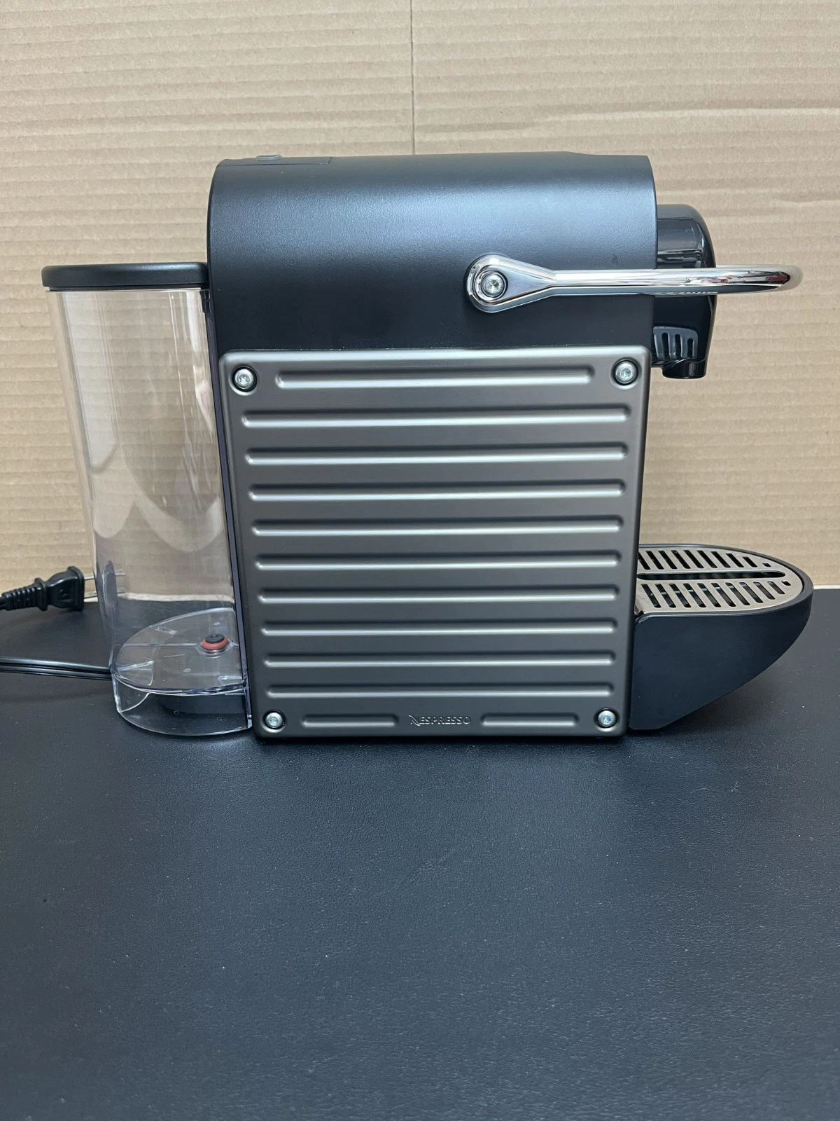 Nespresso Pixie Espresso Machine Aluminum Gray Type C60