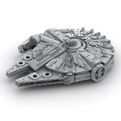 Modubrix Mocs Bricks Sets Milennium Falcon Model 2532 Parts Building Toys Kits